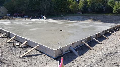 forming metal building slab for house inside|how to mix concrete slabs.